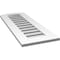 Ekena Millwork Arch Top Surface Mount PVC Gable Vent: Non-Functional, w/ 3-1/2"W x 1"P Standard Frame, 14"W x 36"H GVPAR14X3601SN - alternate 5